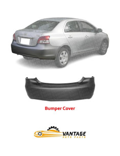 Cubierta de Parachoques Trasero Vantage para Toyota Yaris Sedán 2007-2012 2
