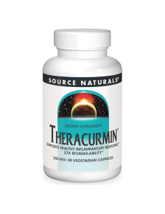 Cápsulas Vegetales Theracurmin 300 mg Source Naturals 30 Unidades