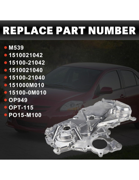 Bomba de Aceite USTAR M539 y Cubierta de Tiempo 1.5L L4