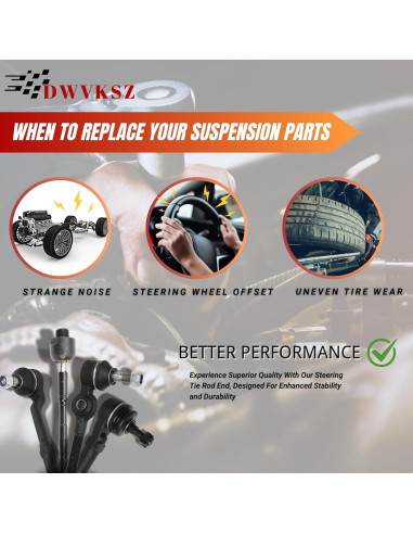 Extremo de Barra de Dirección Delantera Dwvksz para Toyota Yaris 2012-2019