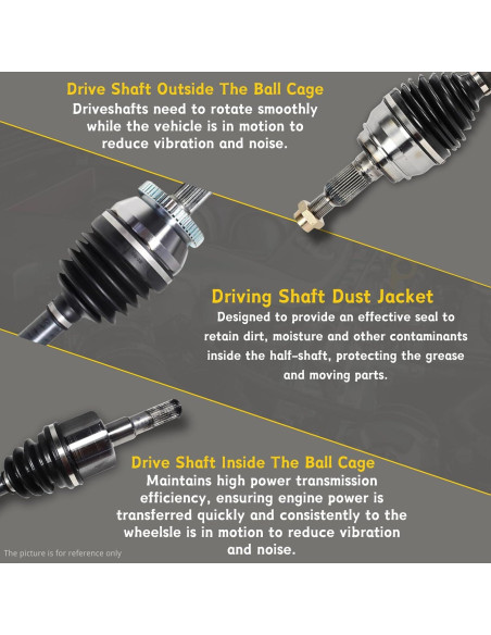 Ejes CV Frontal GZTianSai para Toyota Yaris 1.5L 2007-2014