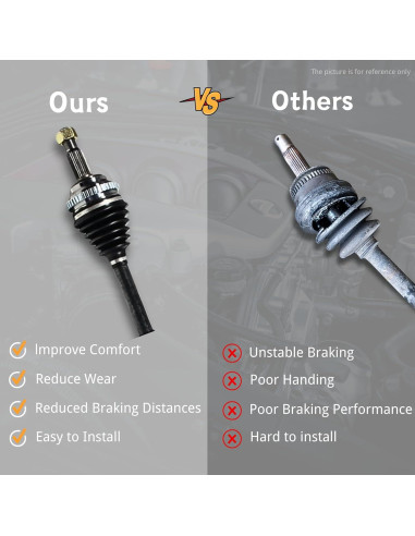 Ejes CV Frontal GZTianSai para Toyota Yaris 1.5L 2007-2014