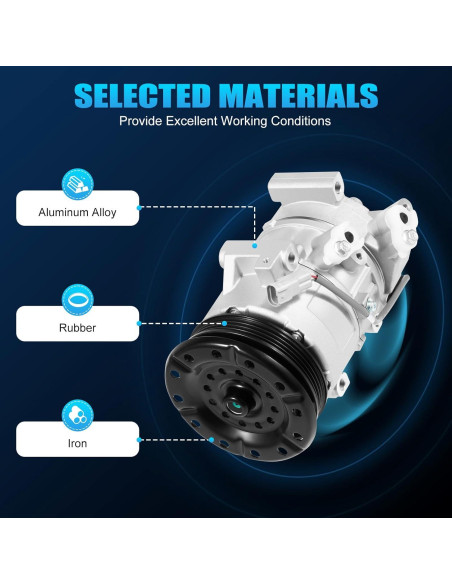 Compresor A/C Toyota Yaris 1.5L 2007-2010 CO 11078C