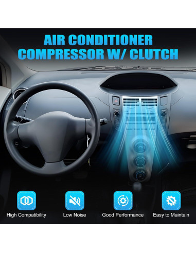 Compresor A/C Toyota Yaris 1.5L 2007-2010 CO 11078C