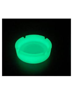 Cenicero de Silicona LAJIAOZ Luminiscente Redondo 8.2cm