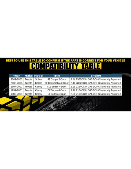 Kit de Escape Northeastern Acero Inoxidable Toyota Camry 1997-2001