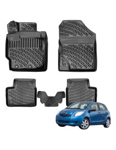 Alfombrillas de Piso BMY MOTORS para Toyota Yaris 2005-2012