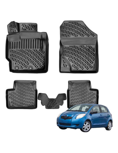 Alfombrillas de Piso BMY MOTORS para Toyota Yaris 2005-2012