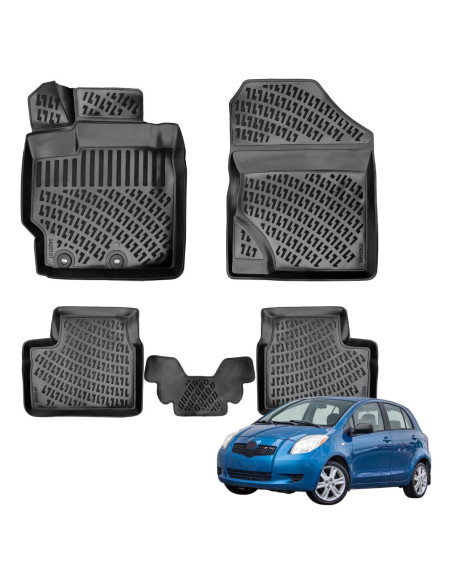 Alfombrillas de Piso BMY MOTORS para Toyota Yaris 2005-2012