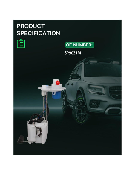Bomba de Combustible Yindina SP9031M para Scion xD y Toyota Yaris