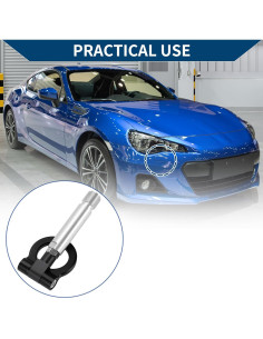 Gancho de Remolque Hihaha para Toyota Yaris EP 23cm Negro 2