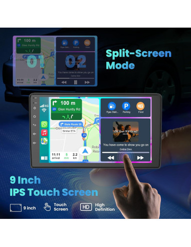 Radio Estéreo Android 13 4G+64G para Toyota Corolla 2009-2013