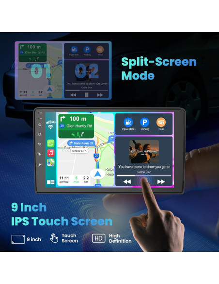 Radio Estéreo Android 13 4G+64G para Toyota Corolla 2009-2013