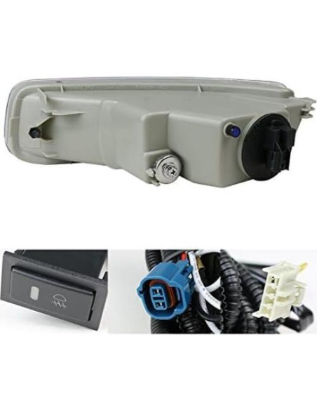 Luces Antiniebla ESPEJO-D Sintonización H3 para Toyota Corolla 03-04