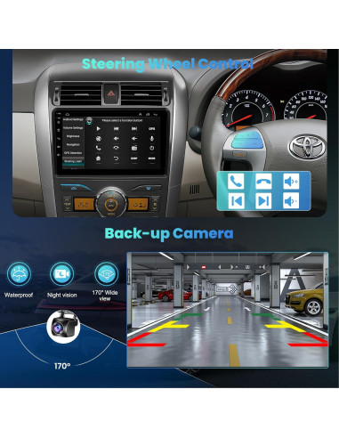 Radio Estéreo Android 13 4G+64G para Toyota Corolla 2009-2013