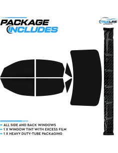 Kit de Tinte de Ventanas True Line - Pre-cortado 5% 20% 35% 50% 2