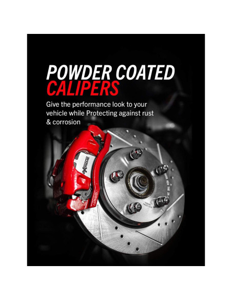 Calipers de Freno Delante Power Stop S3194 Recubiertos Rojo