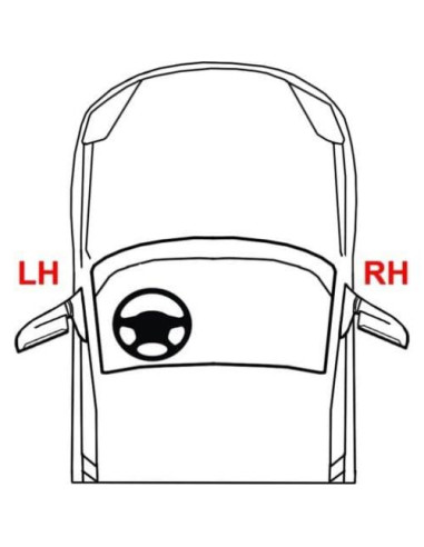 Espejo Calentado Eléctrico Kool Vue TY07EL para Toyota Yaris 2015-2019