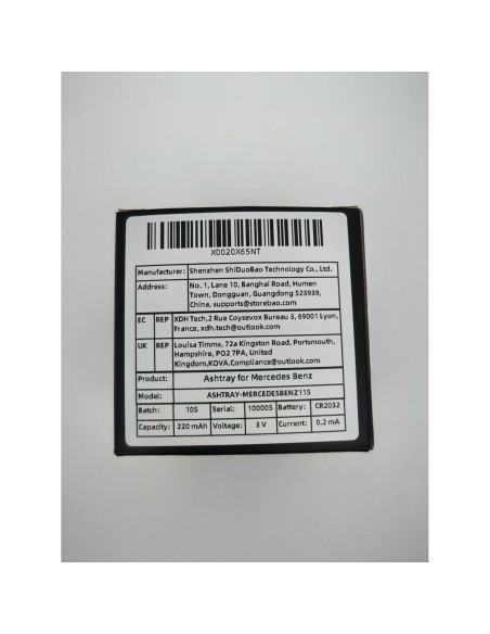 Cenicero de coche StoreBao para Mercedes-Benz Fibra de carbono