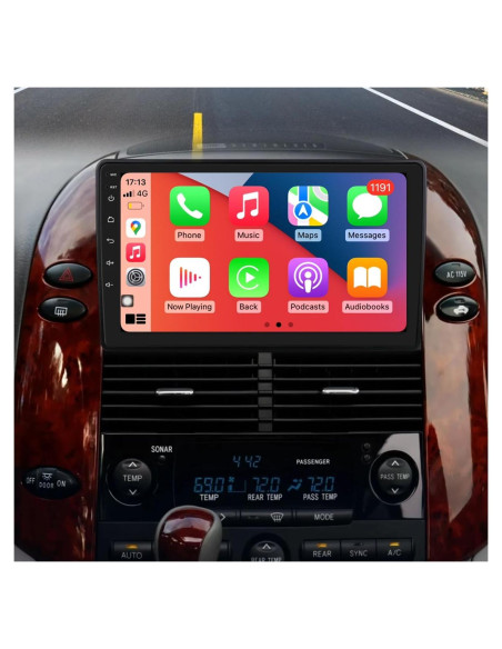 Radio Estéreo Android 12 para Toyota Sienna 2004-2010 9" IPS