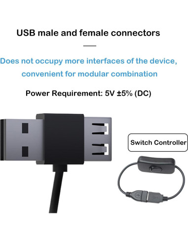 Soporte de Aluminio con Ventilador Husewming TF-120 Plata