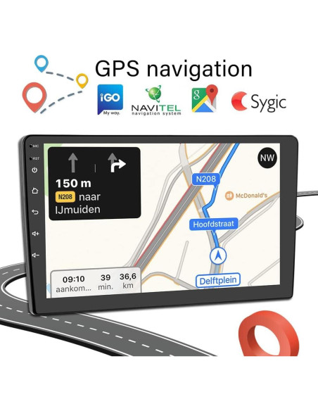 Radio Estéreo Android 12 para Toyota Sienna 2004-2010 9" IPS