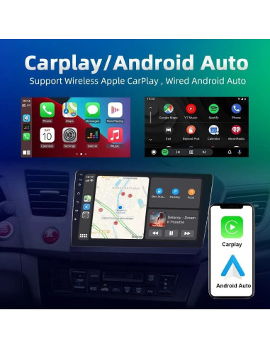 Radio Estéreo Android 12 para Toyota Sienna 2004-2010 9" IPS