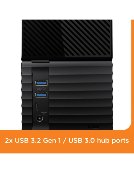 Disco Duro Externo WD My Book Duo 44TB USB 3.2 RAID
