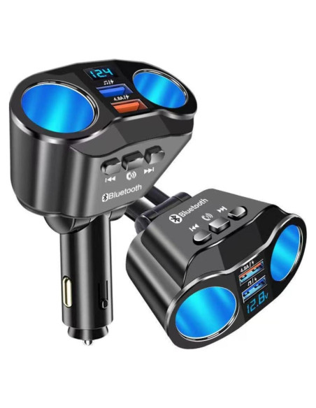 Adaptador de Encendedor de Cigarrillos Alanph 2 Salidas 4.8A