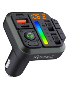 Transmisor FM Bluetooth IQ Sound IQ-311BT Cargador de Coche