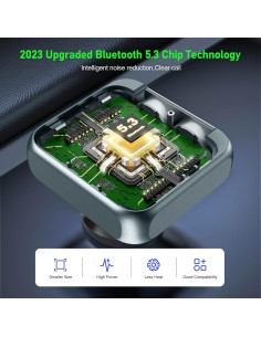 Adaptador de Coche Bluetooth SOARUN FM 5.3 Cargador 57W 2