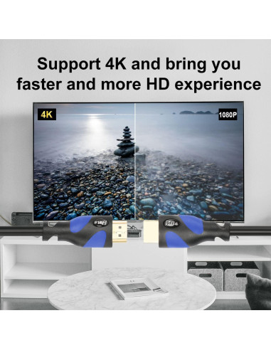 Cable HDMI 2.0 Postta 15.24m Alta Velocidad 4K 18Gbps