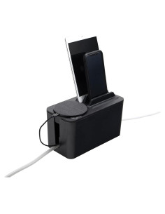 Estación Mini de Organización de Cables Advantus Negra