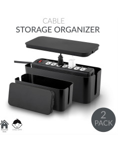 Caja Organizadora de Cables Simplify 2 Pack - Almacenamiento Oculto 2