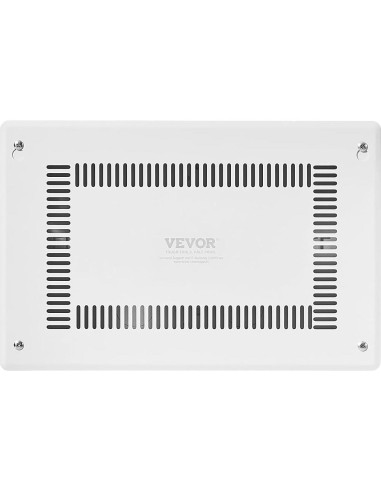 Caja de Medios Empotrada VEVOR 9 Pulgadas Acero Blanco