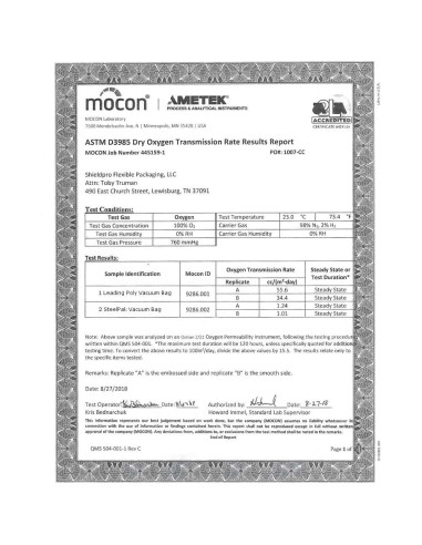 Bolsas de Sellado al Vacío Mylar SteelPak 11x14" - 50 Unidades