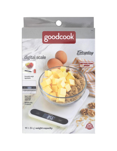 Báscula Digital GoodCook Everyday 5kg con Pantalla LCD