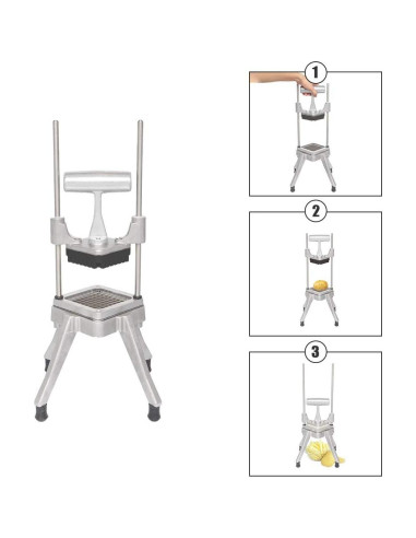 Cortador de Verduras ROVSUN FC-1 Manual con 4 Cuchillas