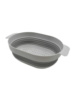 Colador Ovalado Expandible SAMMART 3L Gris