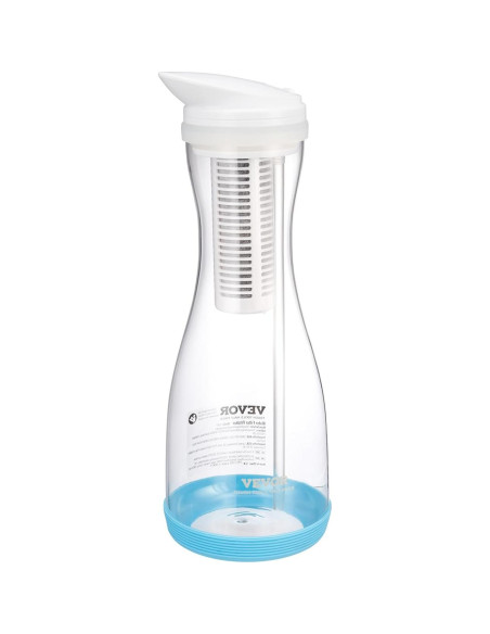 Jarra de Filtro de Agua VEVOR de Vidrio 6 Tazas Sin BPA