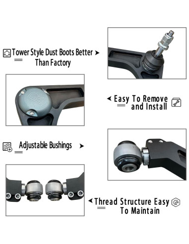 Brazos de Control Superiores JKYH 2002-2006 Cadillac Escalade
