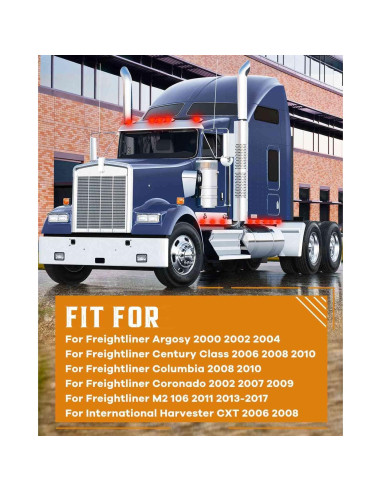 Luz Marcadora LED Roja cciyu 2.5" Bisel Cromado Impermeable