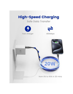 Cable de Carga Rápida USB C 5M SCRUAK para iPhone 15/16 2