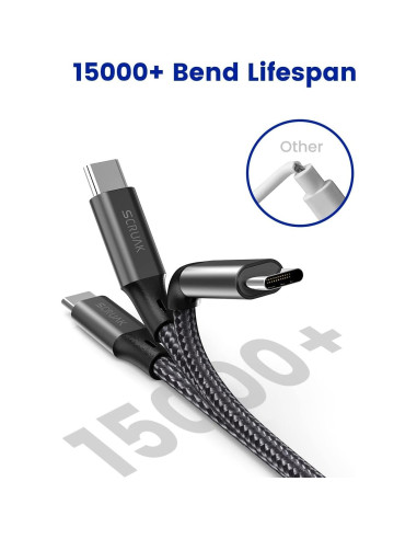 Cable de Carga Rápida USB C 5M SCRUAK para iPhone 15/16