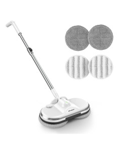 Mopa Eléctrica Inalámbrica AlfaBot WS-24 con Pulverizador y LED