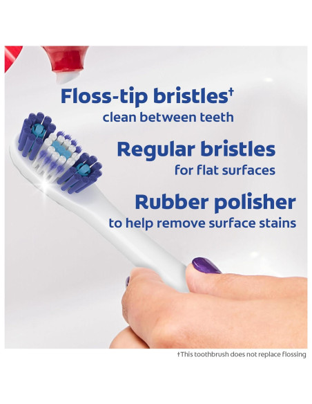 Cepillo de dientes eléctrico Colgate 360 con hilo dental - Paquete de 2