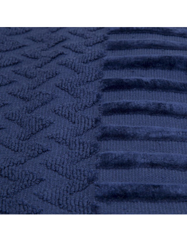 Juego de Toallas de Baño de Lujo Lavish Home 6 Piezas Algodón Marino