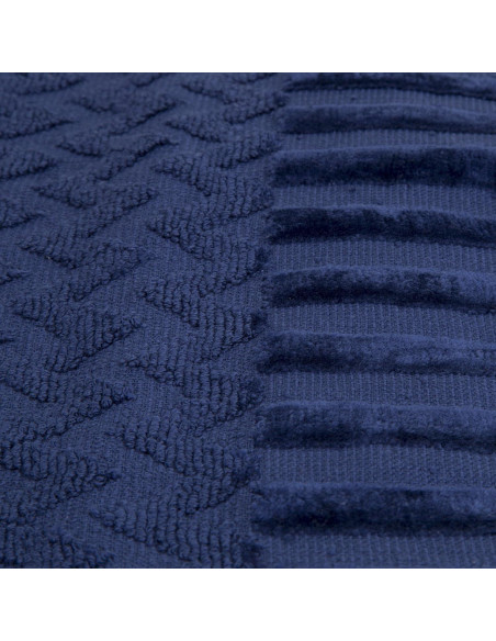 Juego de Toallas de Baño de Lujo Lavish Home 6 Piezas Algodón Marino