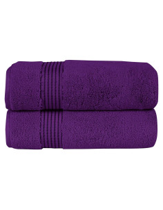 Conjunto de Toallas de Baño Elegant Comfort 2 Piezas 100% Algodón Turco