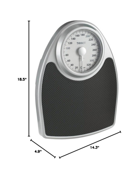 Balanza de Baño Analógica Conair Thinner 149.7 kg Negra